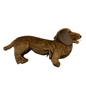 Folkmanis Dachshund Hand Puppet Plush Dog – 21" Long – Model 2010-A005E